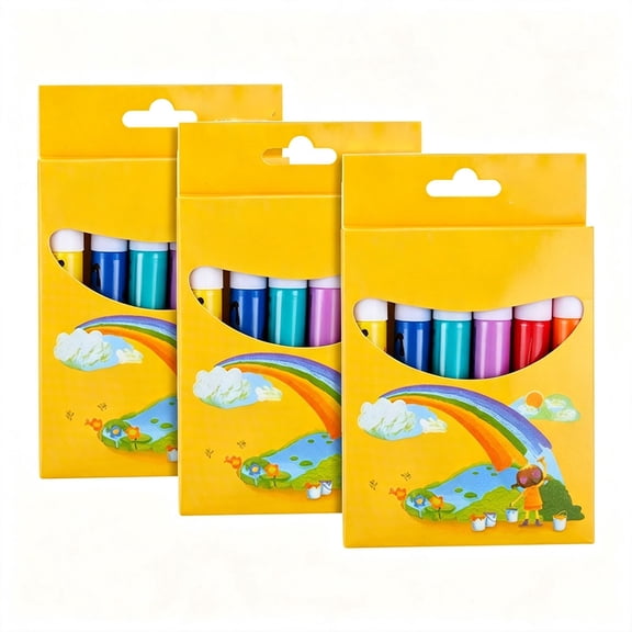 3 Set DIY Puffy Drawing Pens, 3D Raised Bubble Art Markers, Washable Paint Pens, Heat Activated Puffy Effect for Greeting Cards, DIY Crafts & Scrapbook