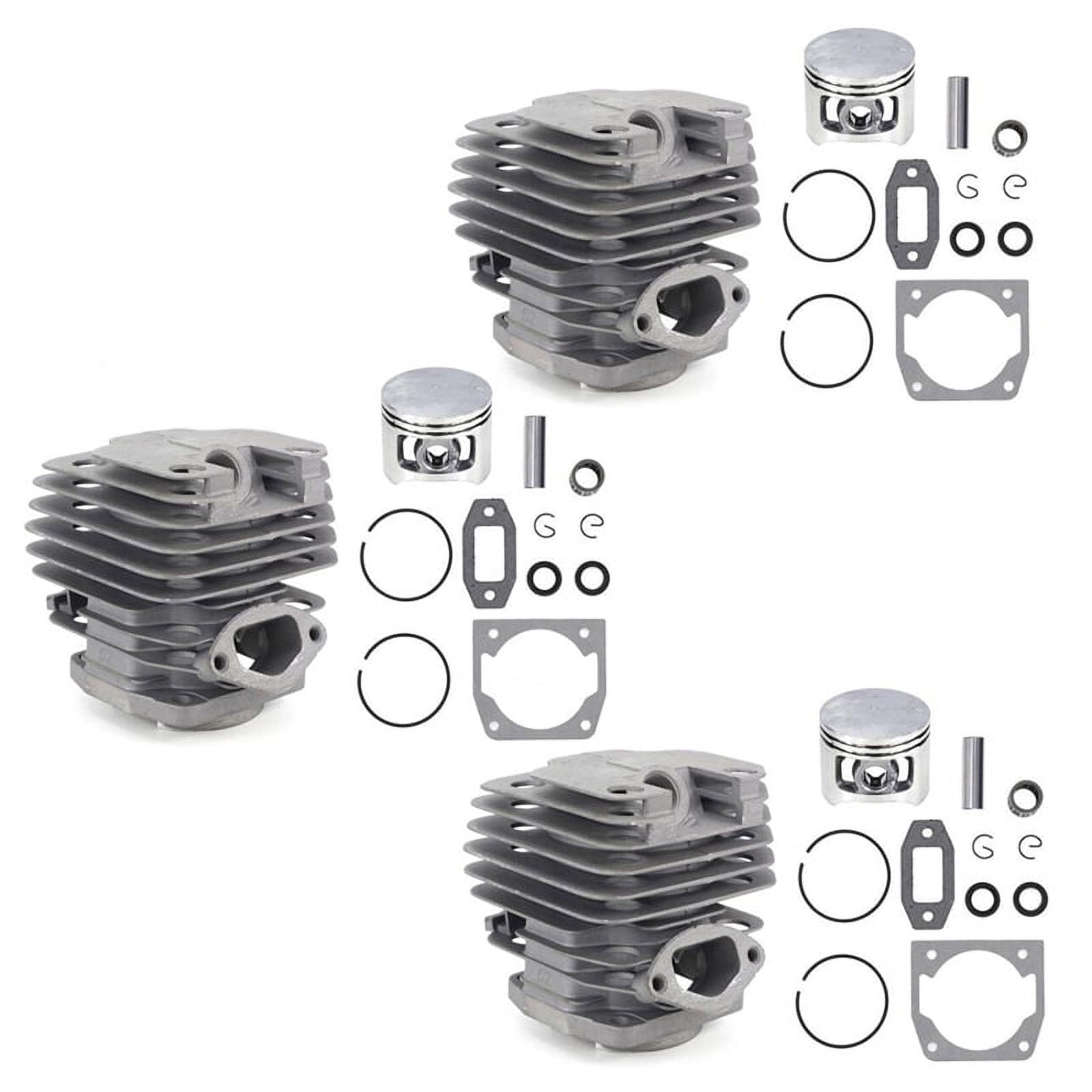 3 Set Diameter 45mm Chainsaw Cylinder and Piston Set Fit 52 52Cc