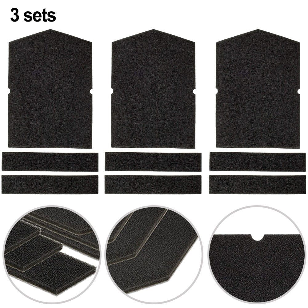 VIOKS Set di filtri per asciugatrice di ricambio per filtro per asciugatrici, 6057930 + 9688381, filtro a base di spugna per asciugatrici, essiccatore a condensatore