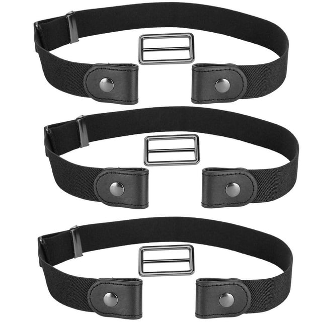 3 Set Elastic Belt Fashion Stretch with Buckle Clothing Accessories for ...