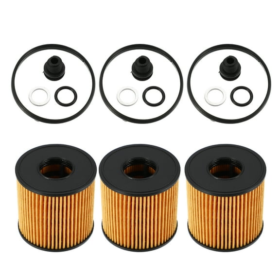 Unique Bargains 3 Set Engine Oil Filter 26350-2J000 for Hyundai Elantra 2.0L for Hyundai Sonata 2.0L for Hyundai HYBRID