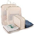 thumbnail image 1 of TRIPGEAR 3‑Set Double‑Deck Compression Packing Cubes, Lightweight Travel Luggage Organizer, 1 of 8