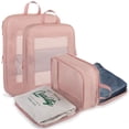 thumbnail image 1 of TRIPGEAR 3‑Set Double‑Deck Compression Packing Cubes, Lightweight Travel Luggage Organizer, 1 of 8