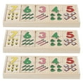 3 Set Pack Wood Safe Paint Children's Puzzle Intelligence Small Number