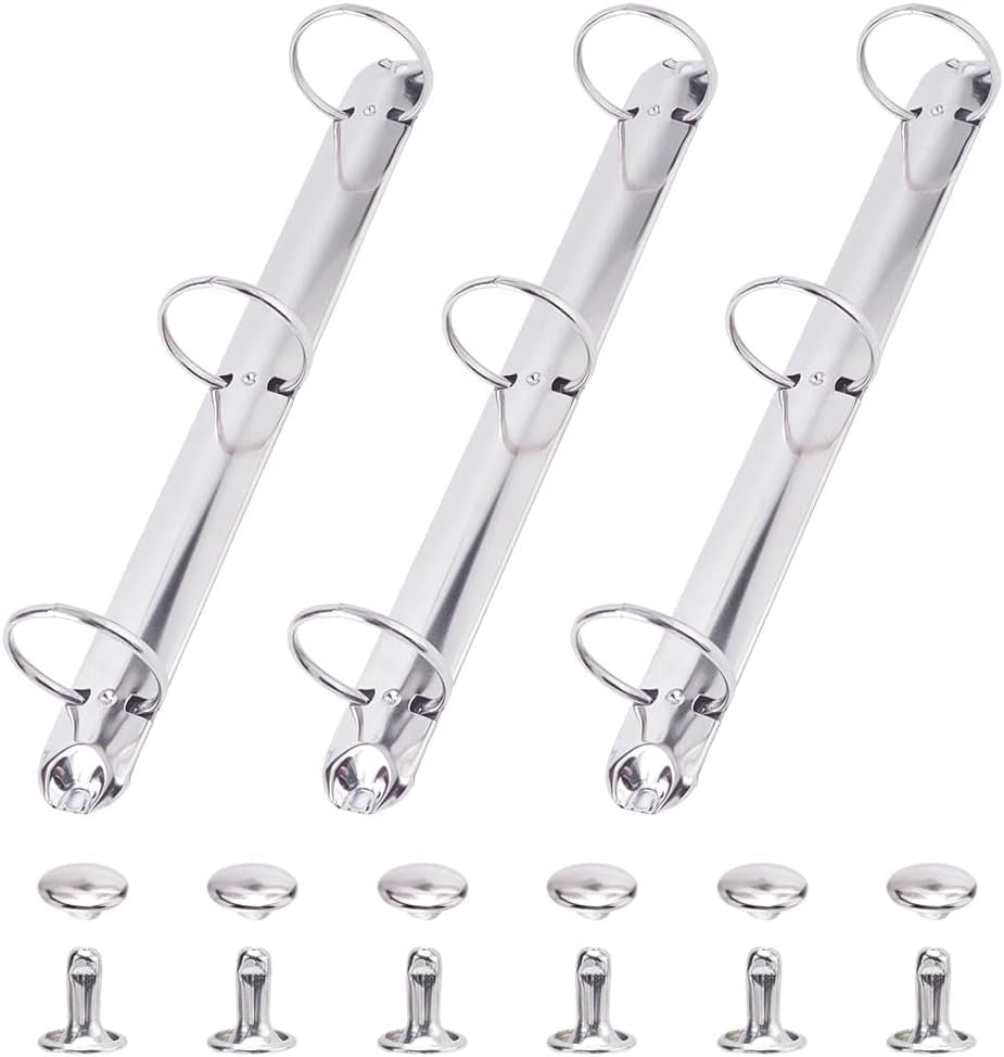 3 Set 3 Ring Binder Mechanism Iron Binder Replacement Kit O Rings Loose