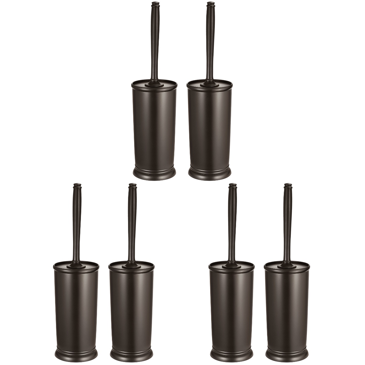 3 Set Toilet Brush Set,Toilet Plunger and Bowl Brush Combo for Bathroom