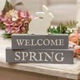 thumbnail image 1 of 3/Set Welcome Spring Block Stackers, 1 of 1
