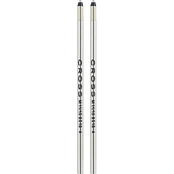 3 Set X Cross Tech 3, Compact and Autocross Medium Point Black Ink Ballpoint Refills