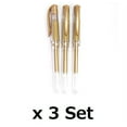 thumbnail image 1 of 3 Set X Uni-Ball Signo Broad Point Gel Impact Pen - 1.0mm - Gold Ink - Total 9 Pens Set, 1 of 1