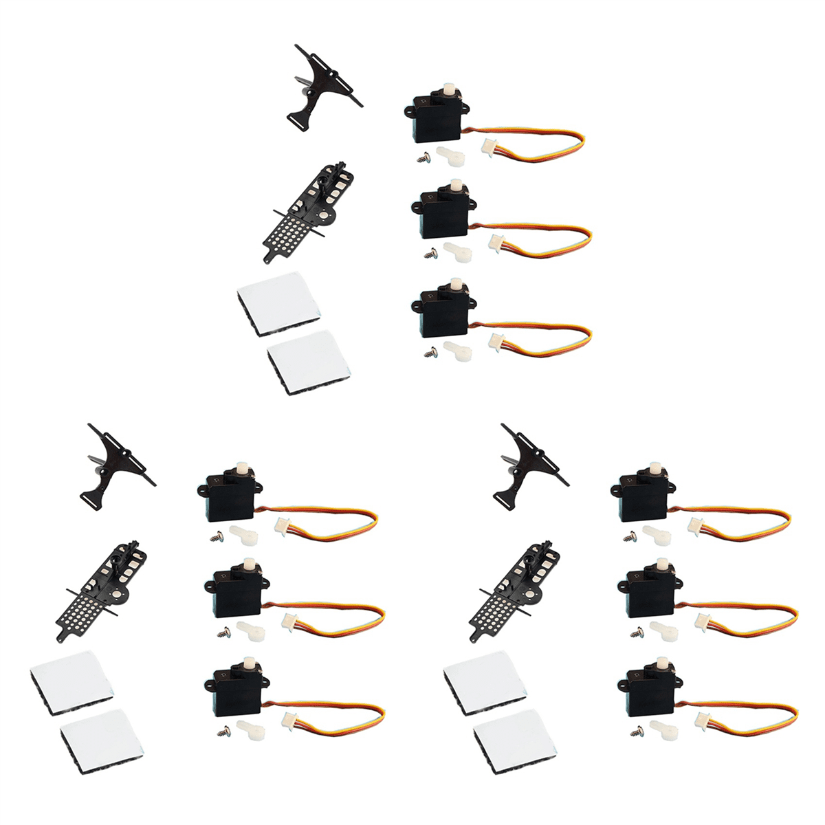 Paires De Pales Rotor De Queue Pour Hélicoptère RC XK K110 / K110S - Pièces De Rechange Neuves