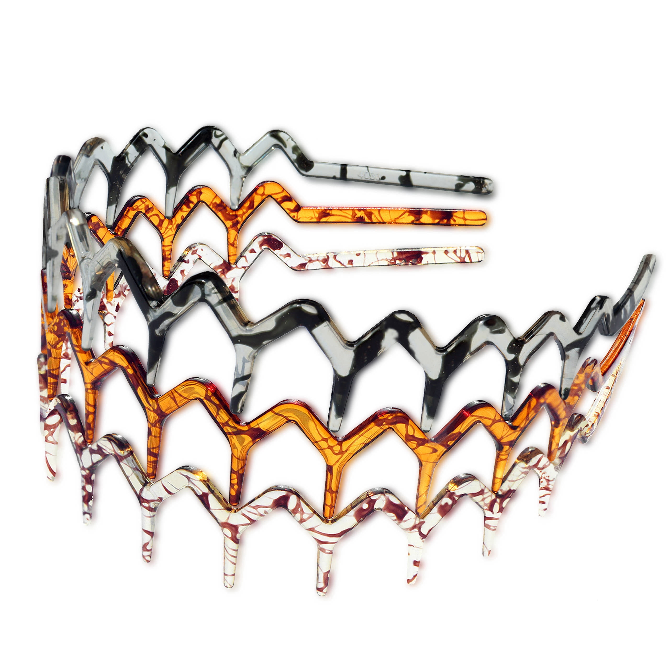 shark tooth headband zig zag headband 90s