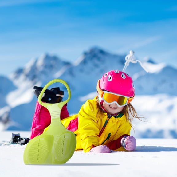 3 Set of Outdoor Winter Plastic Skiing Boards Snow Grass Sand Board Ski Pad Snowboard