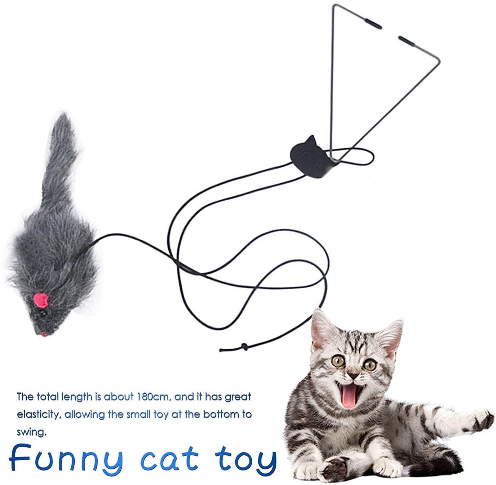 3 Set of Toy Self-hey Hanging Door Retractable Scratching Rope Small ...