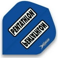 thumbnail image 1 of 3 Sets (9 Flights) Pentathlon Blue X180 Standard Super Tough Dart Flights - 180 Micron, 1 of 1