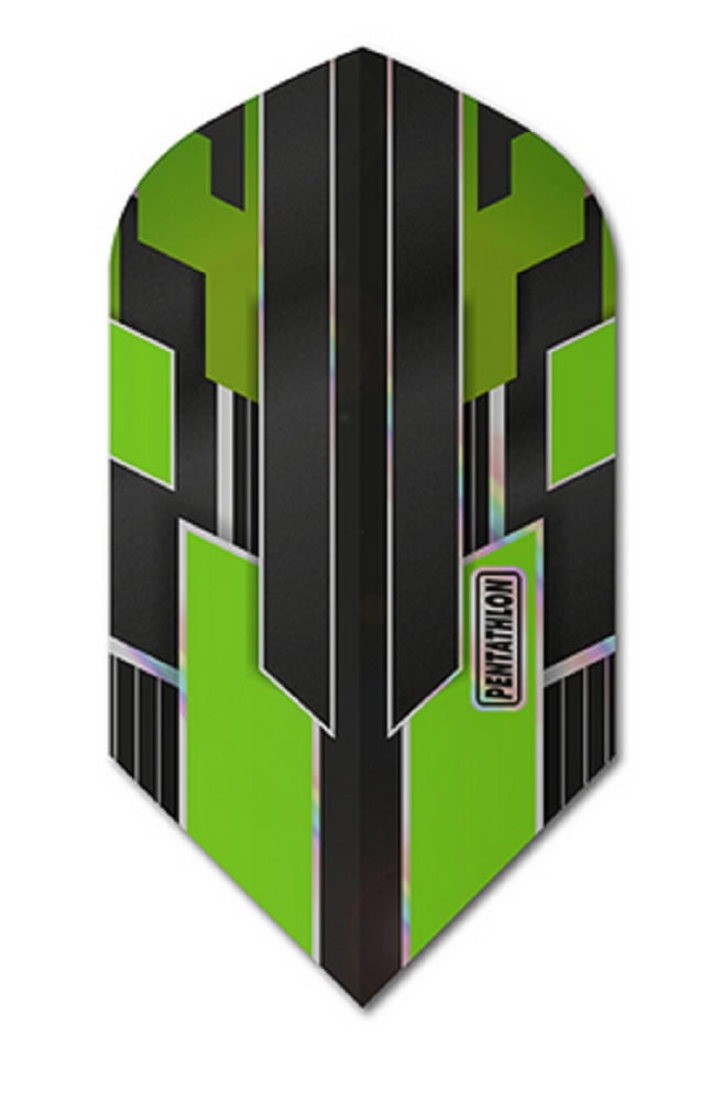 US Darts Pentathlon RED Dart Flights - 3 Sets (9 Flights), 100 Micron, Ex-Tough Standard Shape