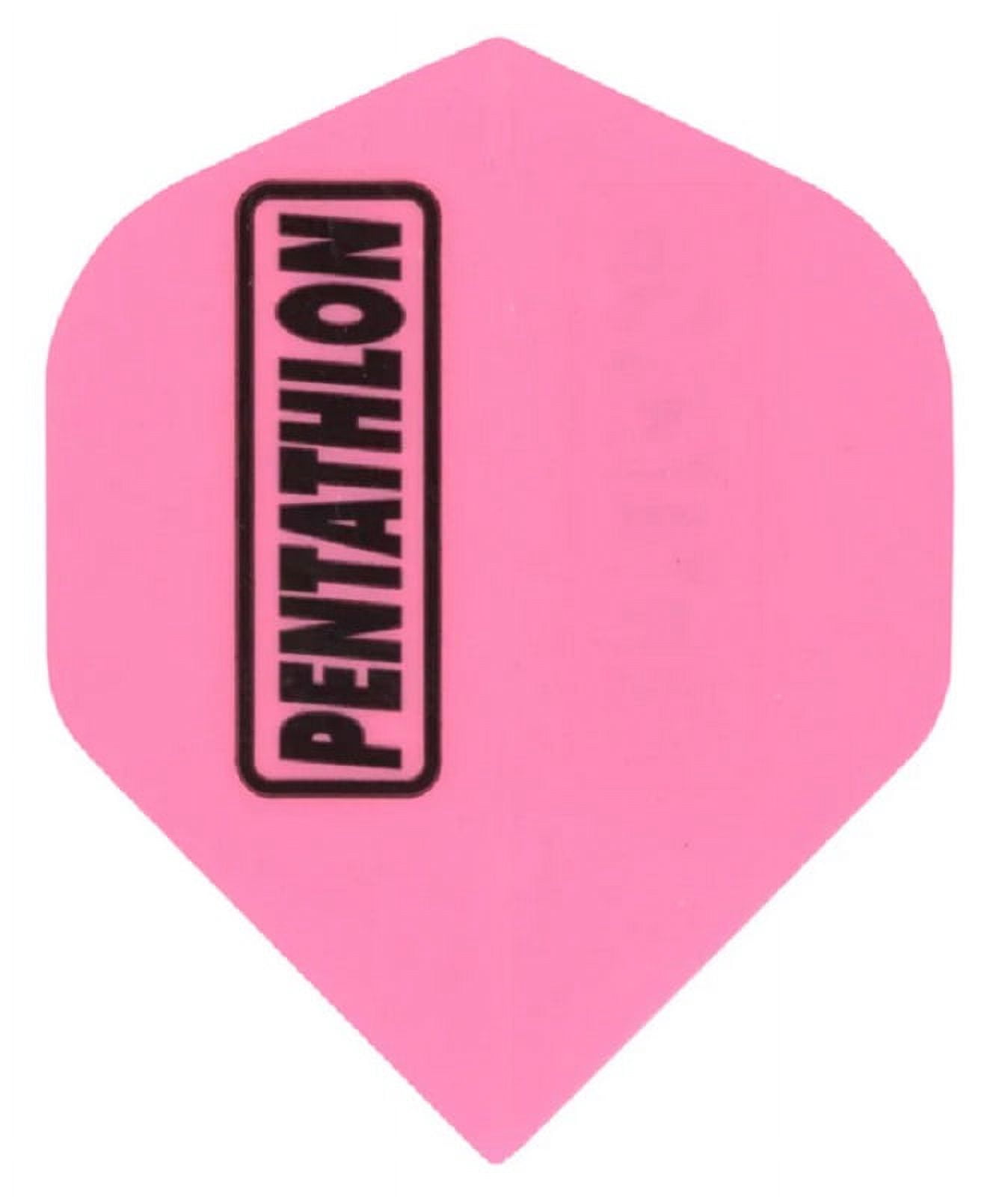 US Darts Pentathlon RED Dart Flights - 3 Sets (9 Flights), 100 Micron, Ex-Tough Standard Shape