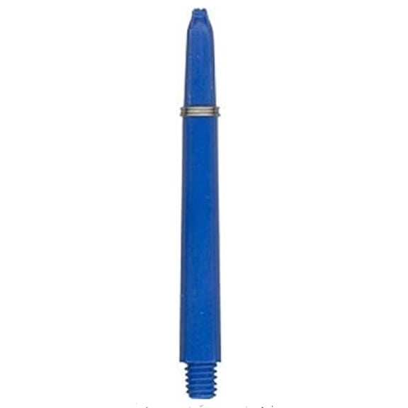 3 Sets (9 Shafts) Blue Nylon Nylon Plus (Tite Grip) Dart Shafts + Grip Springs - Medium Length - 2 inch