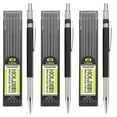 3 Sets Automatic Pencil and Leads Refill Propelling Pencil School