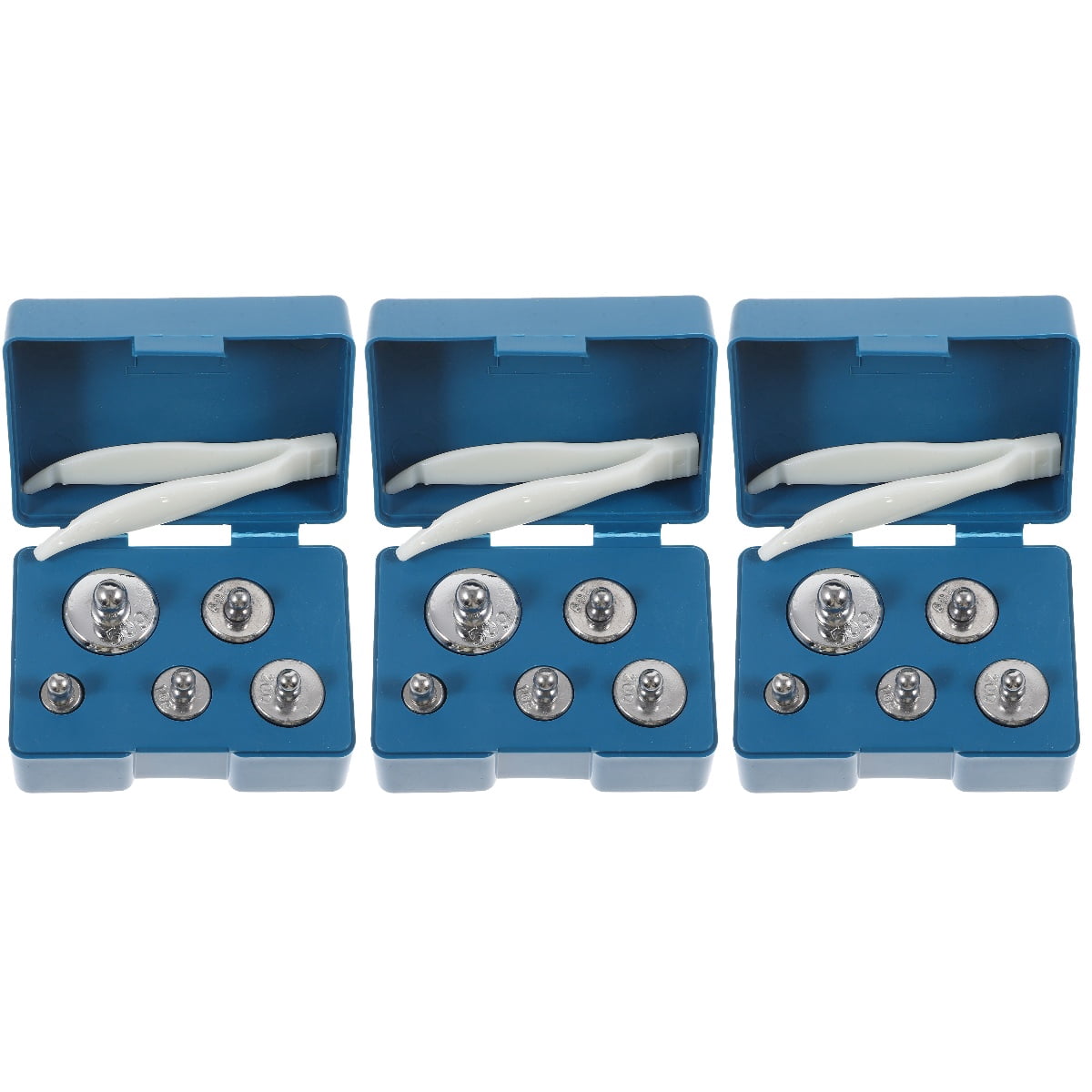 3 Sets Balance Scale Calibration Weight Precision Weights Grams Metal ...