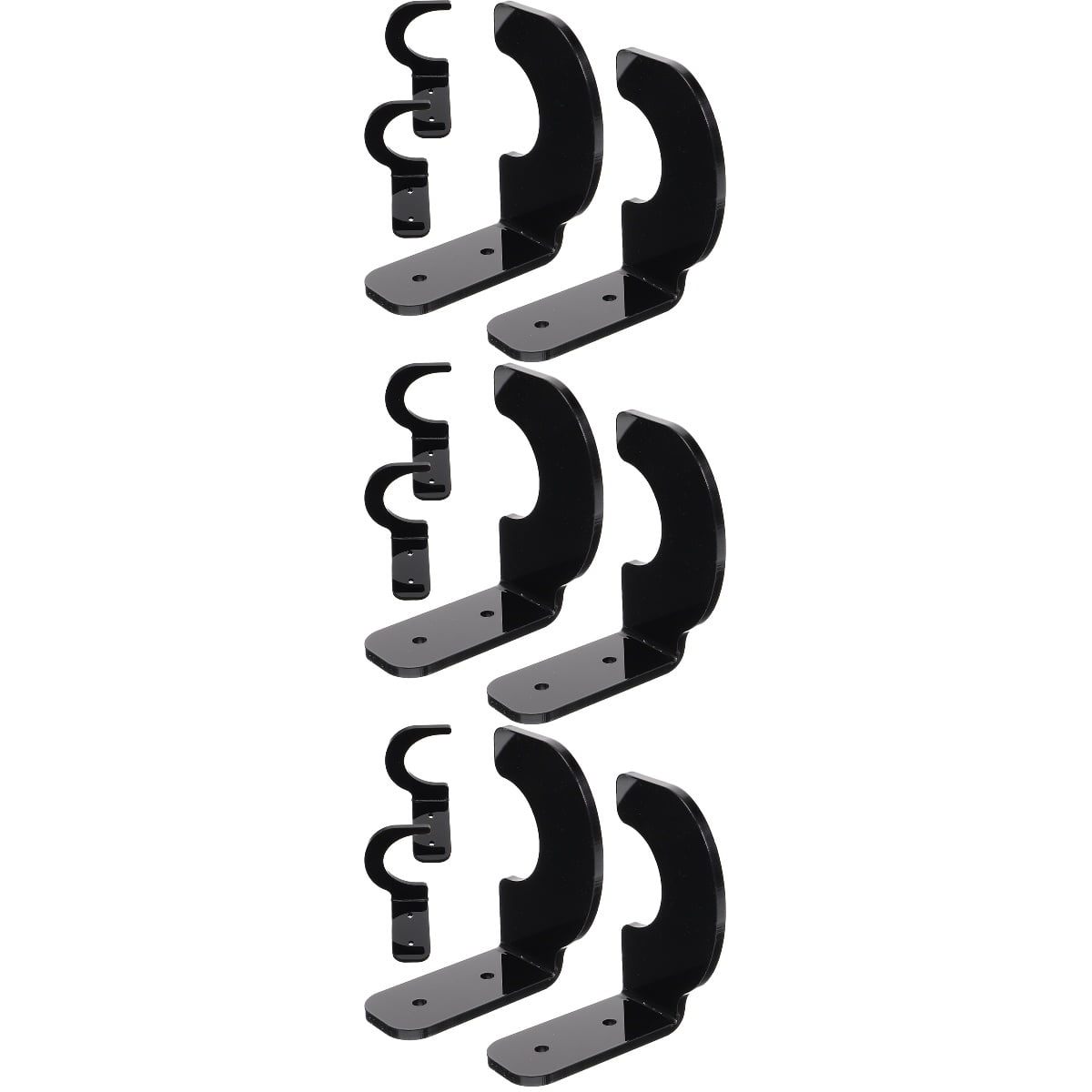 3 Sets Baseball Bat Wall Mount Baseball Bat Rack Baseball Bat Bracket