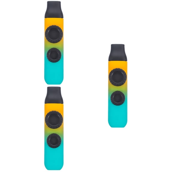 HEALEEP 3-Pack Plastic Kazoo Set for Ukulele and Guitar - Musical Instrument Accessories