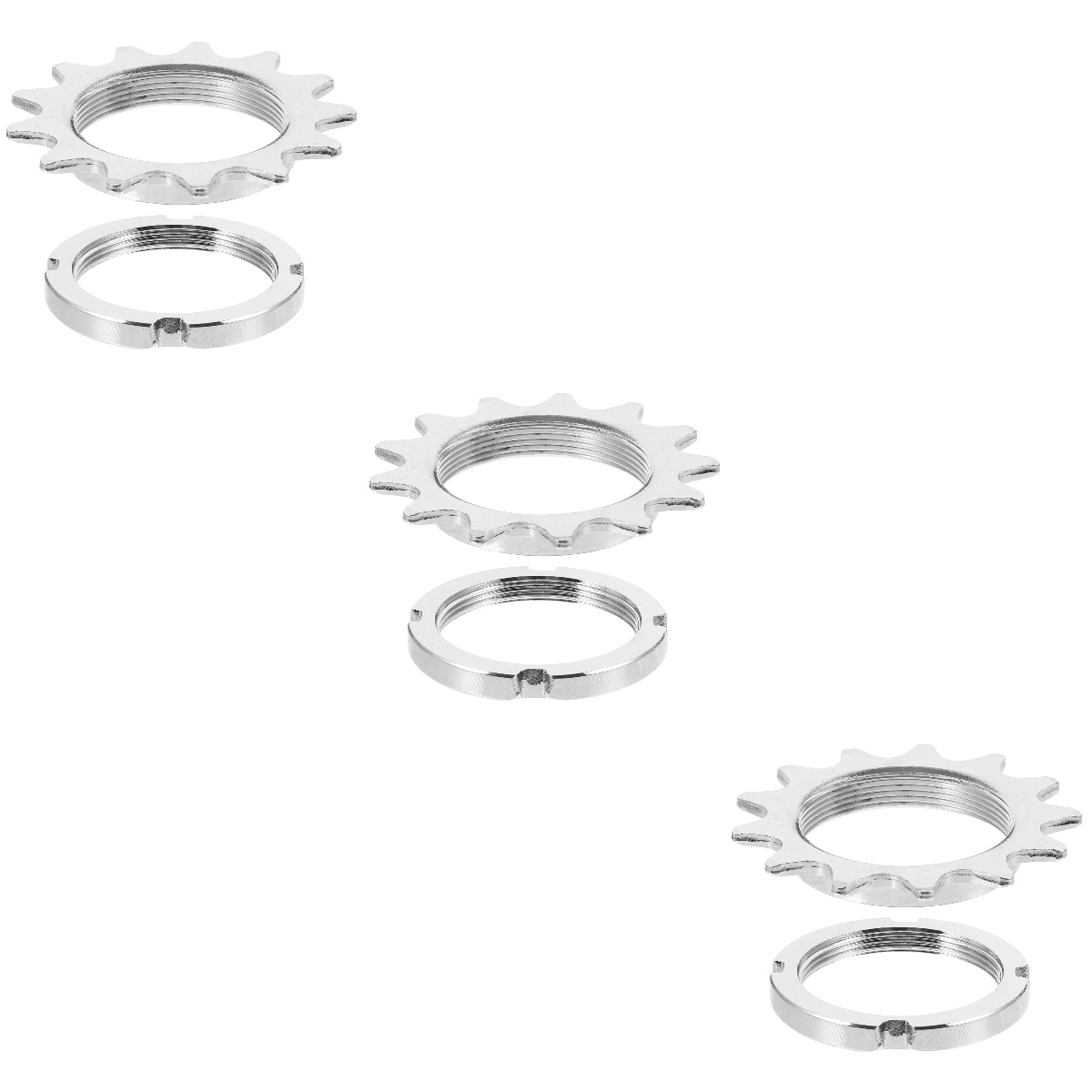 3 Sets Bike Freewheel Freewheel Single Speed Freewheels Bike Fixed Gear