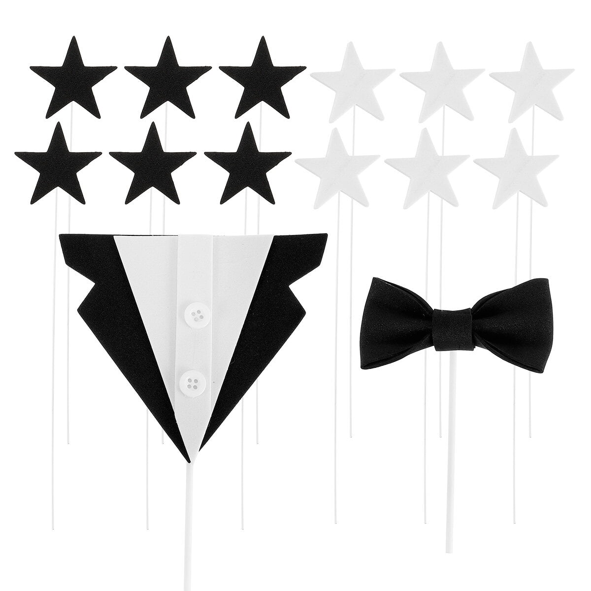 3 Sets Birthday Cake Topper Cake Inserts Cupcake Decor Party Supplies ...