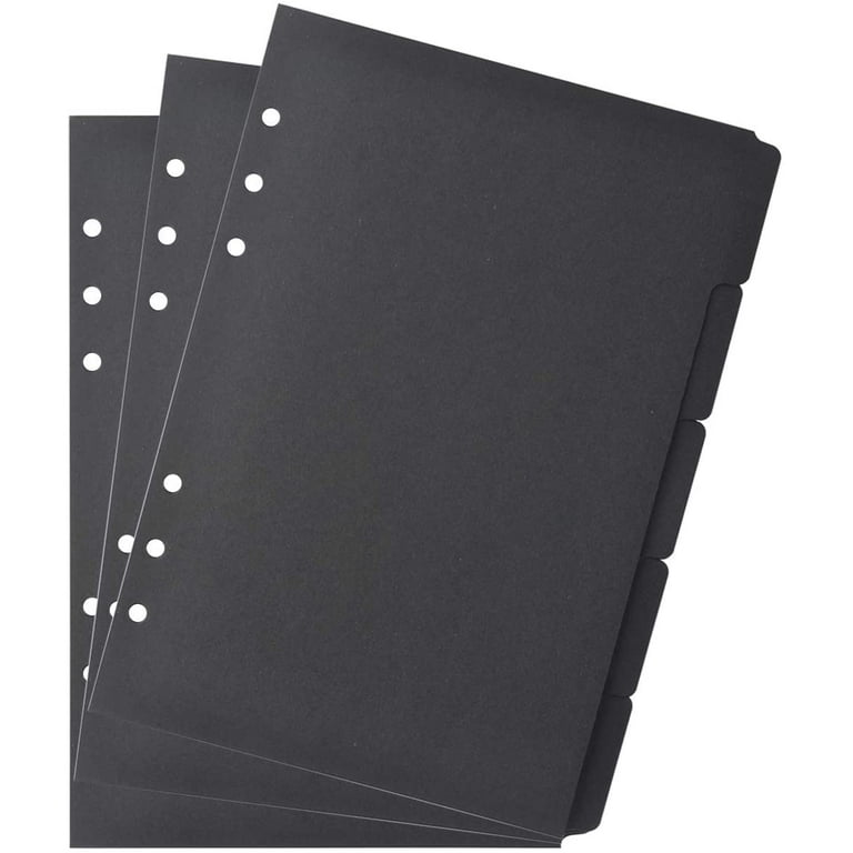 3 SET Black Notebook A5, Black Paper Notebook, Black Page Notebook