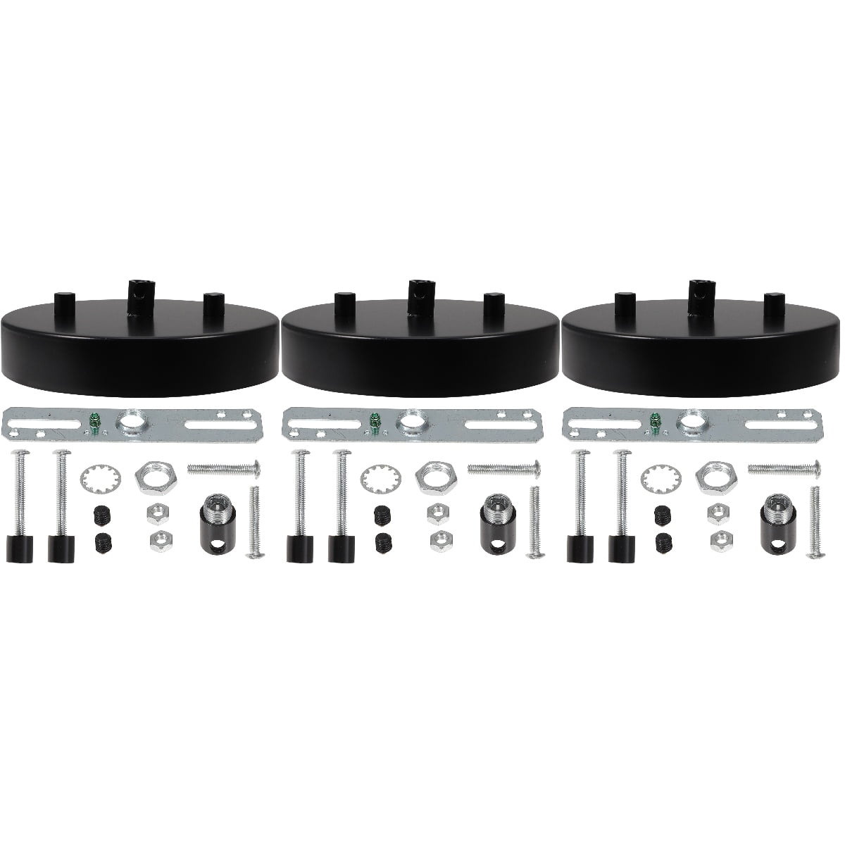 3 Sets Ceiling Cover Plate Pendant Light Kit Light Fixture Mounting ...