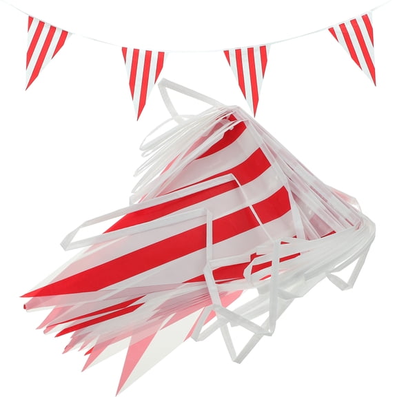 SKISUNO Circus Bunting Flag Durable Pe Material Easy to Hang Party Decor 3Sets