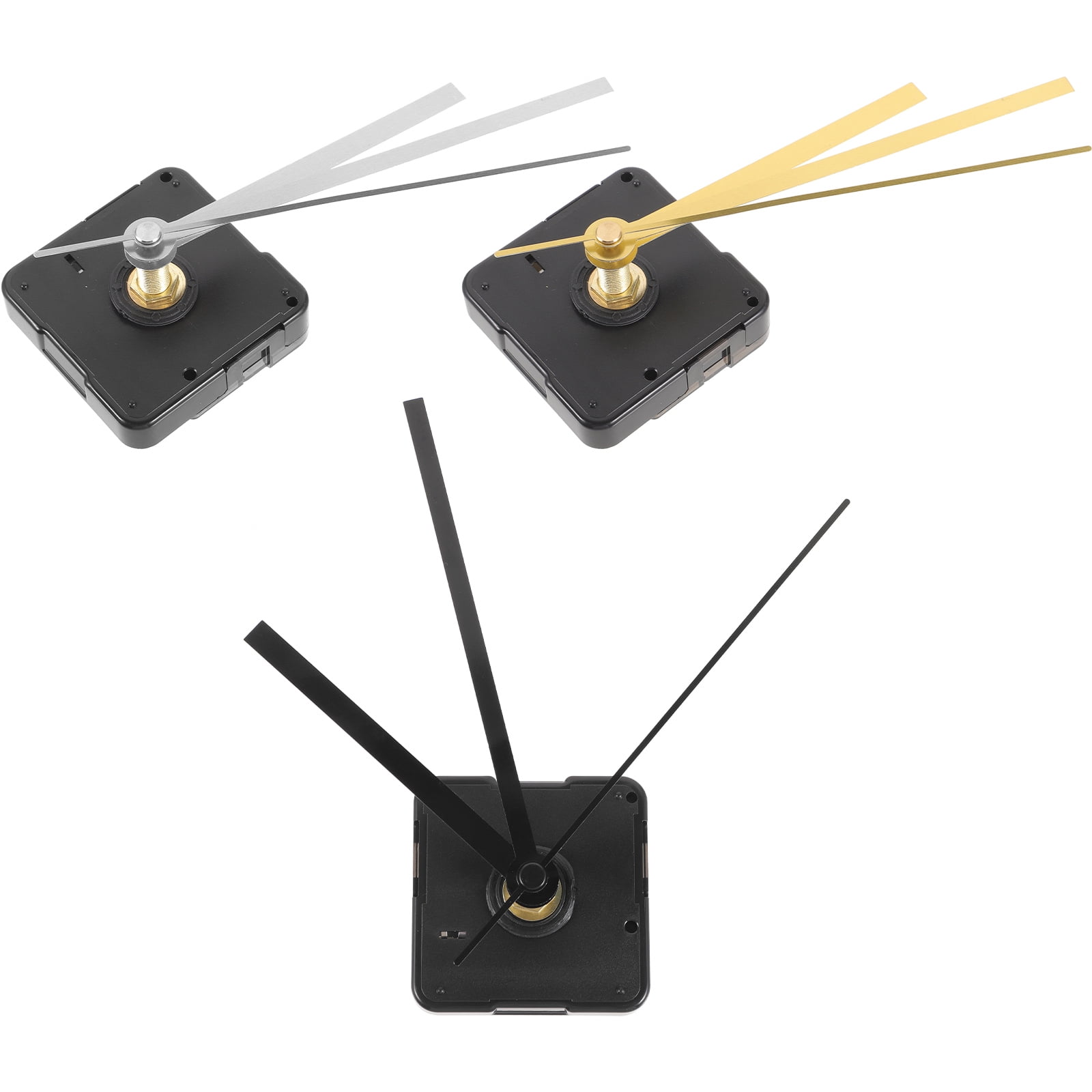 3 Sets Clocks Clock Hands Kit DIY Clock Kit Wall Clock Mechanism Kit Mute Clock Movement