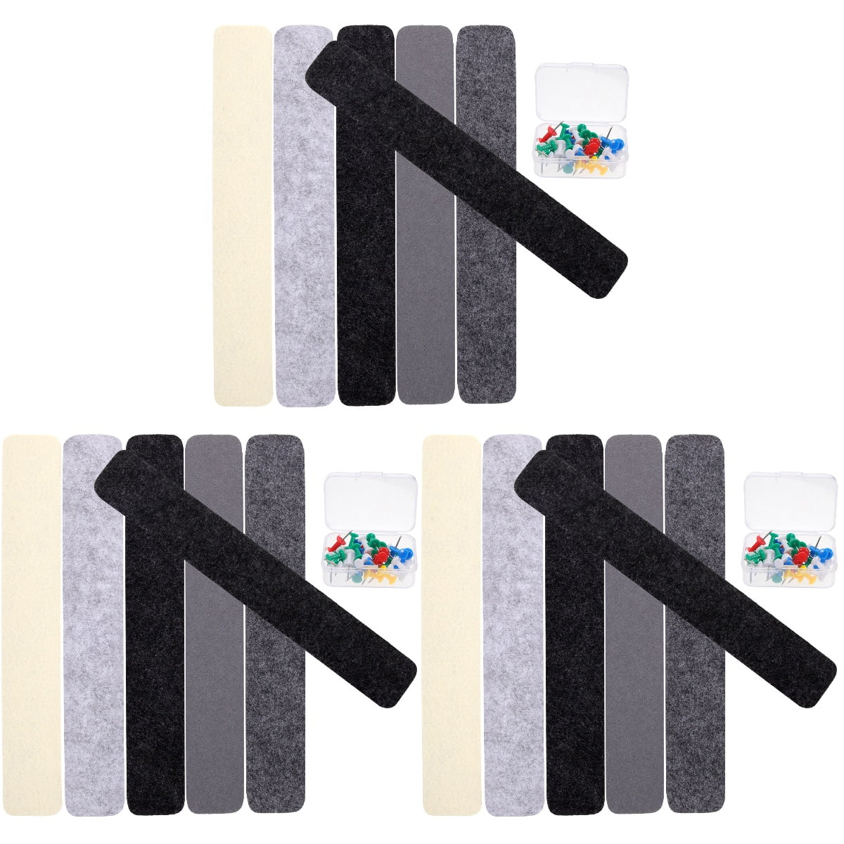 3 Sets Cork Boards Strips Walls Cork Board Strips Bulletin Board Strips