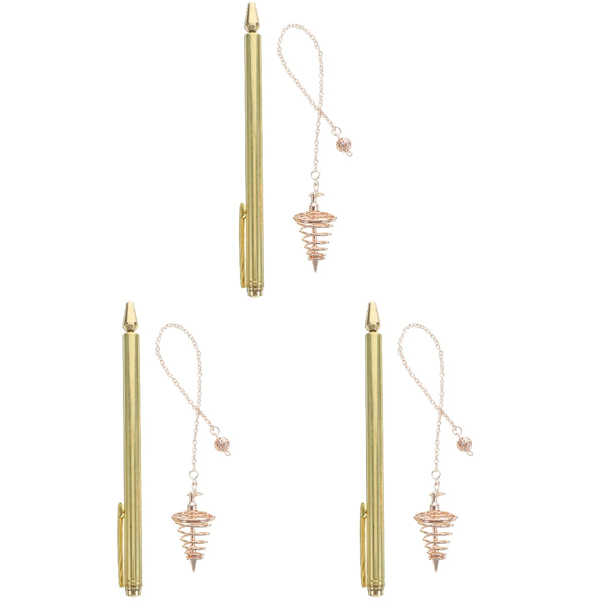 3 Sets Dowsing Rod Brass Water Detecting Measuring Instrument Dowsing