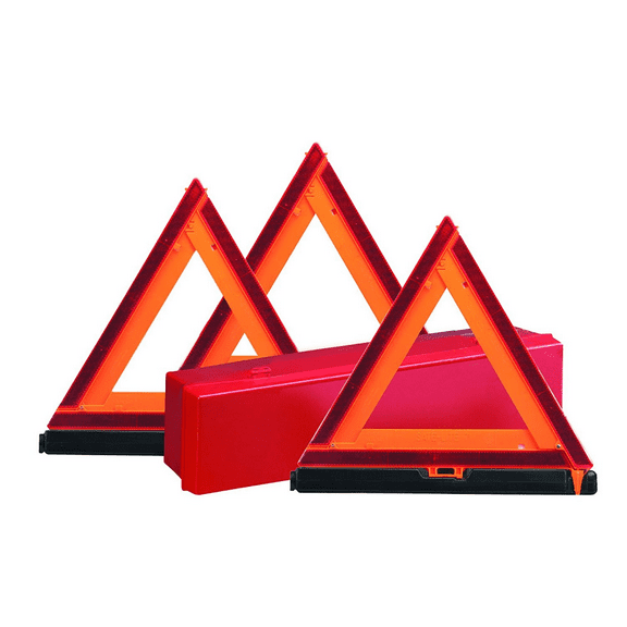 3 Sets, Early Warning Road Safety Triangle Kit, Reflective, 3 Triangles per Set