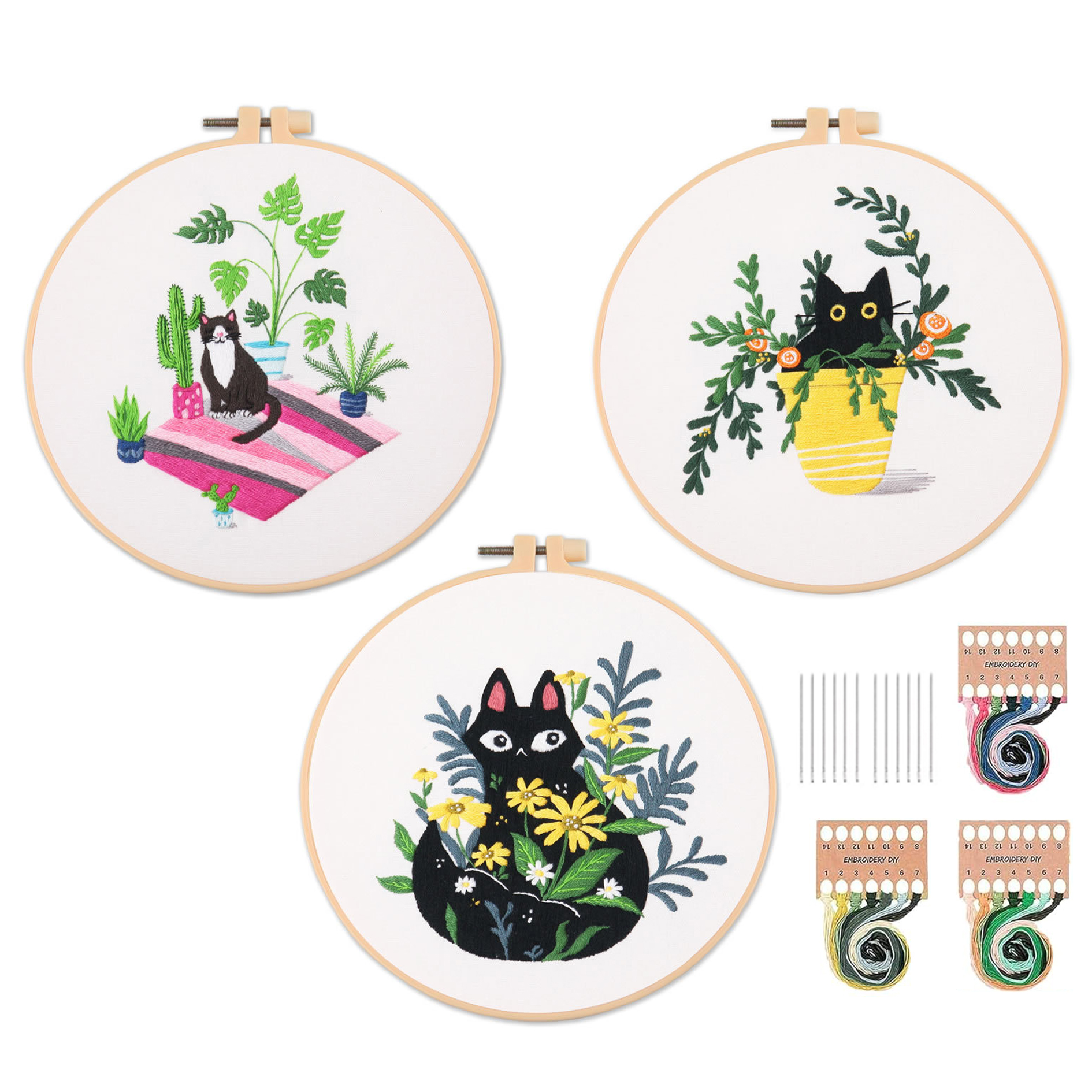 Colorbok Sew Cute Needlepoint Cat Kit