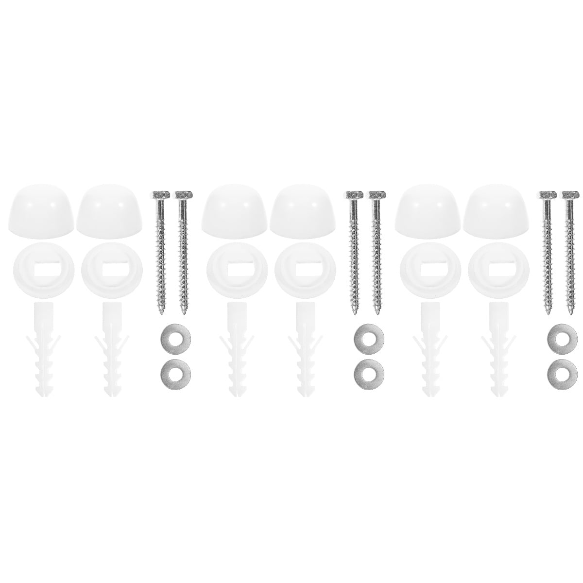 3 Sets Fill Valve for Toilet Tank Repair Parts Replacement Seat Bolts