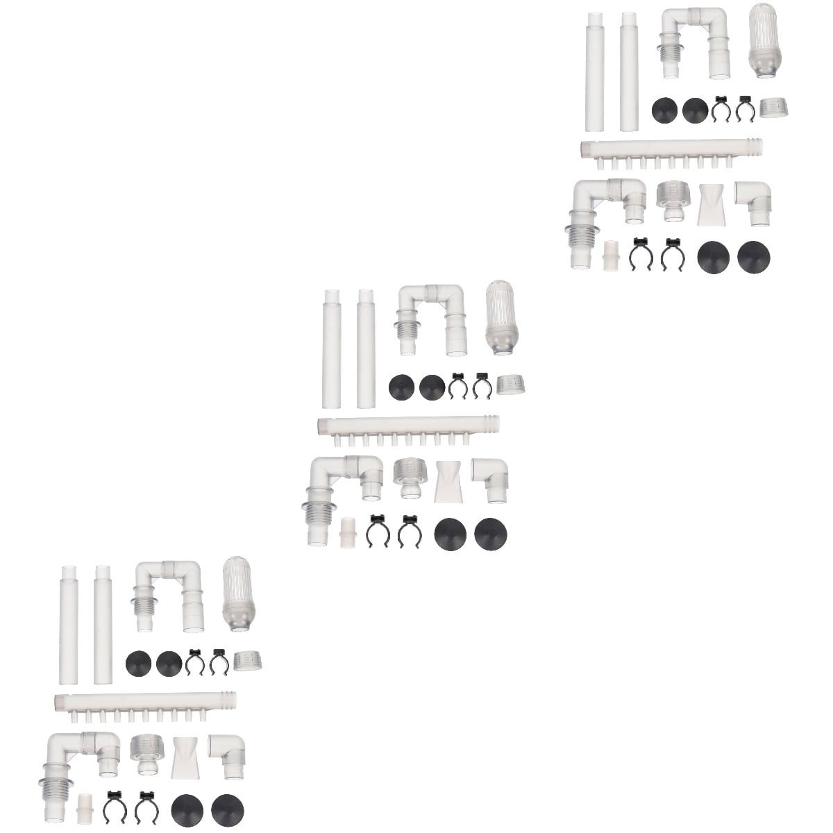 3 Sets Floss Aquarium Canister Filter Shrimp Replacement Fish Tank Tube