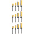 thumbnail image 1 of 3 Sets Flush Trim Router Bits Assorted Trimming Cutter Groove Router Bit Set for Woodworking, 1 of 6