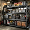 thumbnail image 1 of 3 Sets Garage Shelves Heavy Duty 73"H*57"W*23.6"D Metal Garage Shelving Unit High Load Capacity Industrial Storage Shelves for Garage Warehouse Basement, 1 of 7