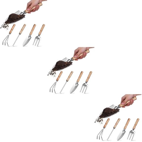 3 Sets Gardening Tools Set Yard Tools For Gardening Trowel Set Garden Tools Outdoor Gardening Gifts