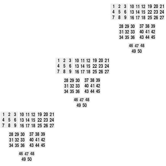 3 Sets Gold Place Cards Digital Seat Card Restaurant Table Numbers 10X10CM White