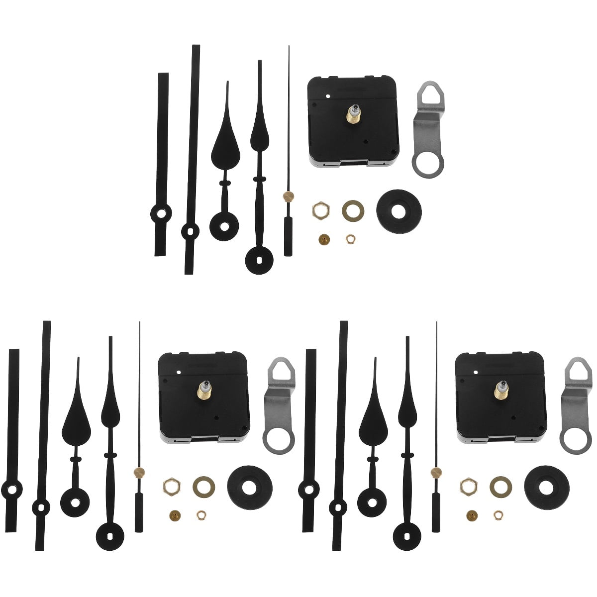 3 Sets High Torque Clock Mechanism Replacement Clock Movement DIY Clock