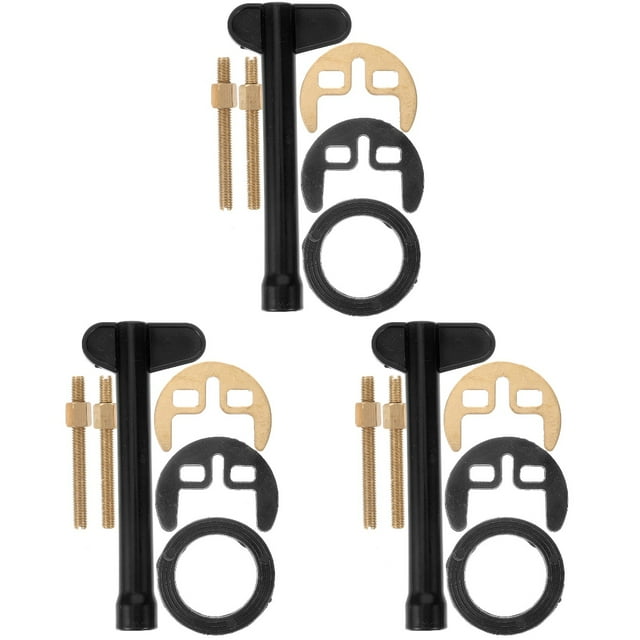3 Sets Horseshoe Fastening Kit Water Spigot Horseshoe Sink Faucet Install Horseshoe Screw Kit