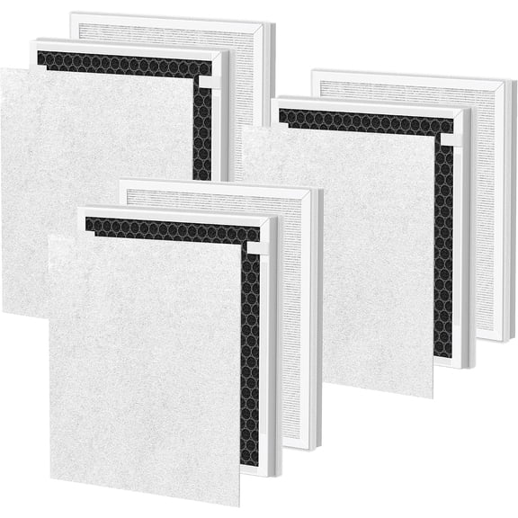3 Sets IC-5018 IC-5120 Replacement Filter Compatible with InvisiClean Aura IC-5018, Aura II IC-5018 and Sensa IC-5120 Air Purifier