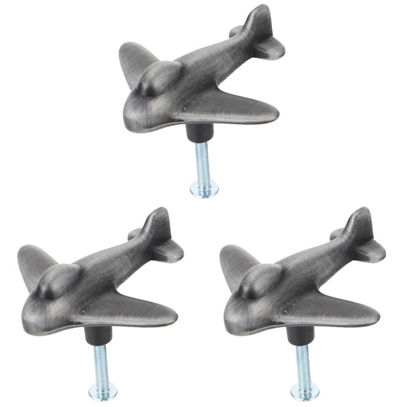 3 Sets Kids Dresser Drawer Knobs Handle Door Kitchen Furniture Child