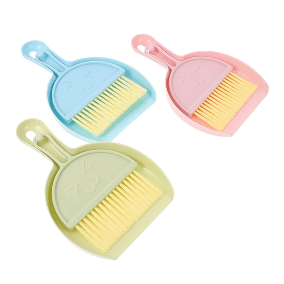 3 Sets Kit Broom Hamster Cage Cleaning Supplies Child 21X15X3CM
