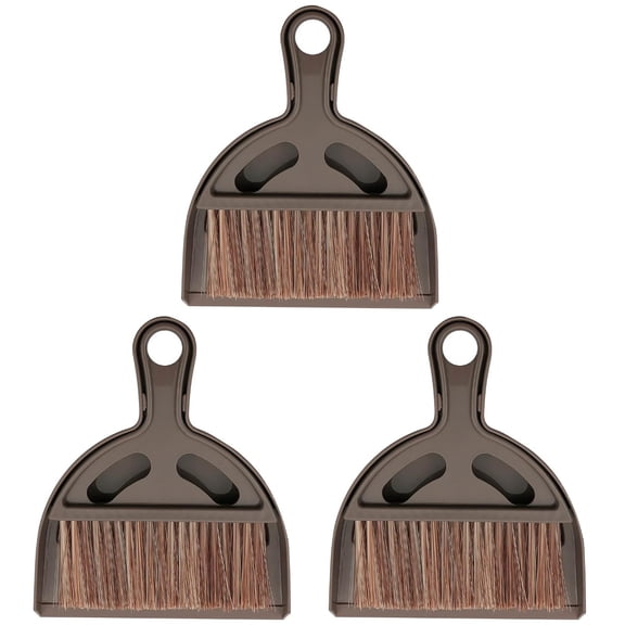3 Sets Mini Cleaning Brushes for Interior, Computer, and Keyboard - Small Whisk Broom for Dust and Debris