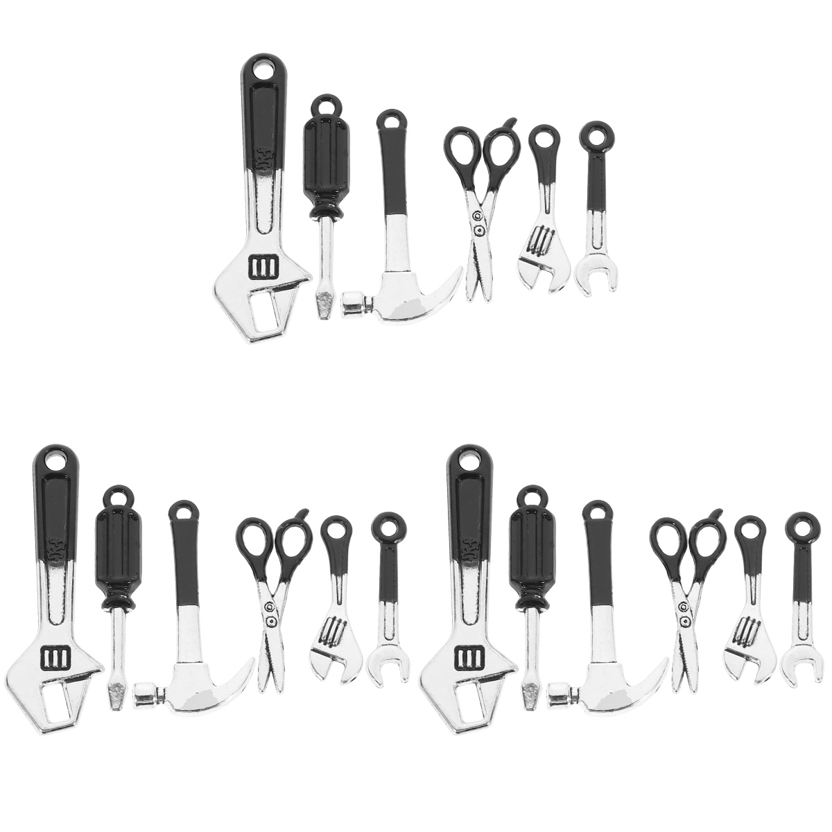 3 Sets Miniature Tool Models Children’s Toys Dollhouse Repair Tools