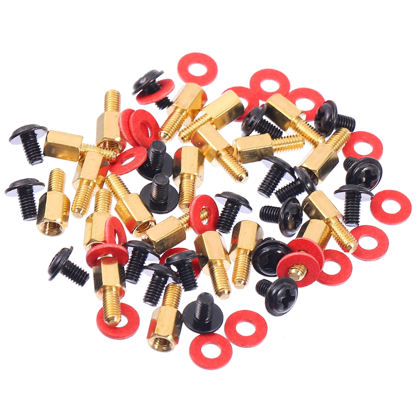 3 Sets Motherboard Screws Monitor Holder Round Head Copper Pillar Hex