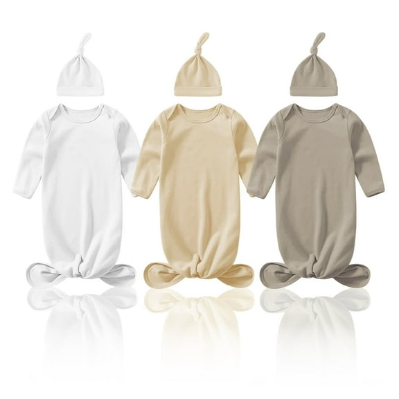 3 Sets Of Newborn Swaddle Blankets And Hats For 0-6 Months Boys And Girls Newborn Gift Newborn Essentials Infant Boy Girl Baby Blankets And Wraps